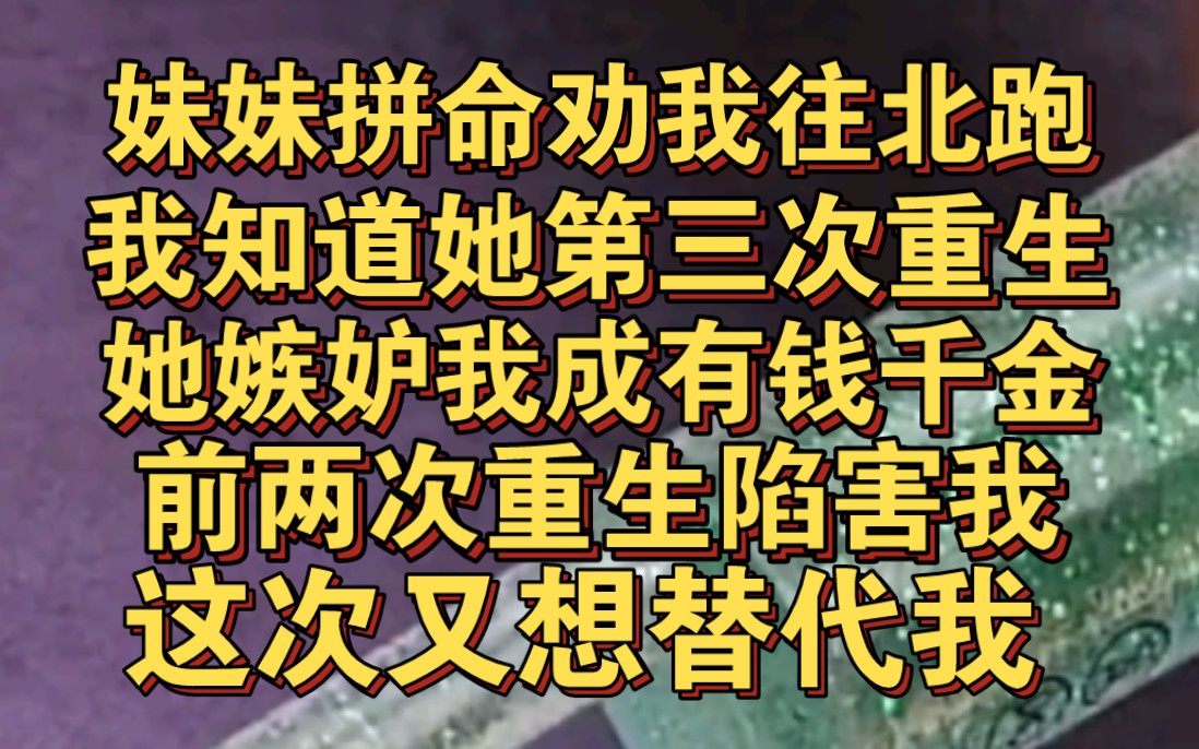 妹妹苦口婆心让我往北跑,我知道她第三次重生了哔哩哔哩bilibili