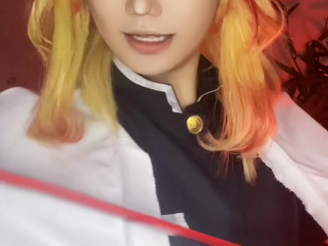 【炼狱杏寿郎cos】遇到好吃的要说什么?