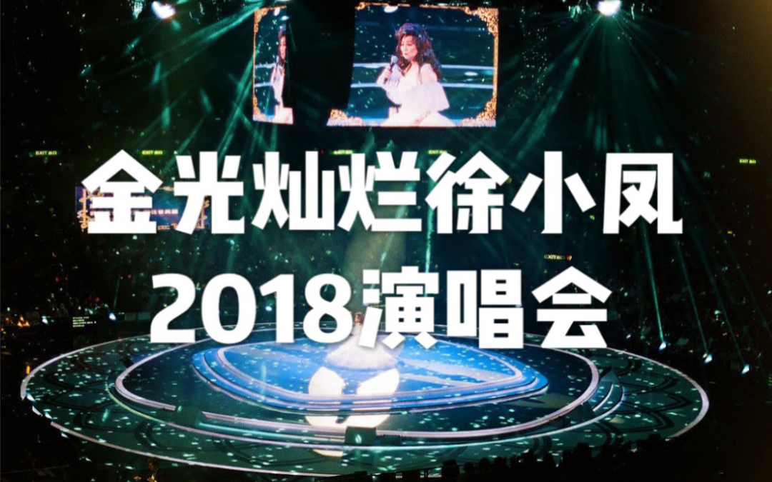 【蓝光纯享】金光灿烂徐小凤2018演唱会(完整版)哔哩哔哩bilibili