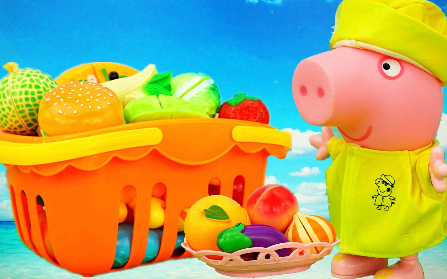 小猪佩奇水果切切乐儿童玩具