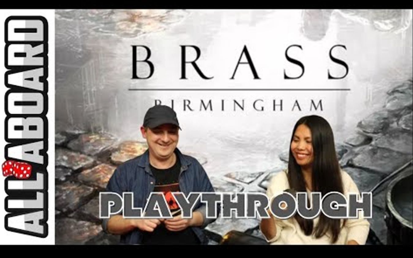 [图]《Brass：伯明翰》（2018）二人局游戏流程 BRASS BIRMINGHAM _2-Player Playthrough