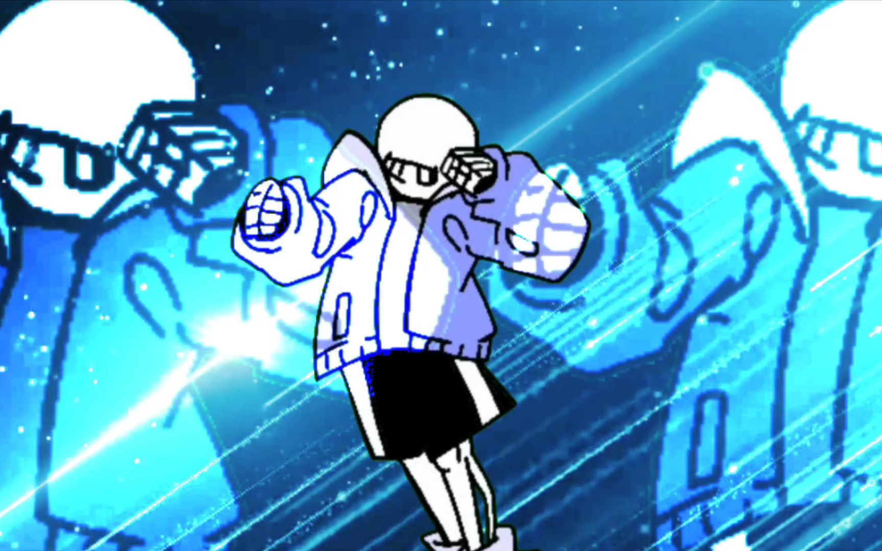 跳起了未来恶魔之舞的sans