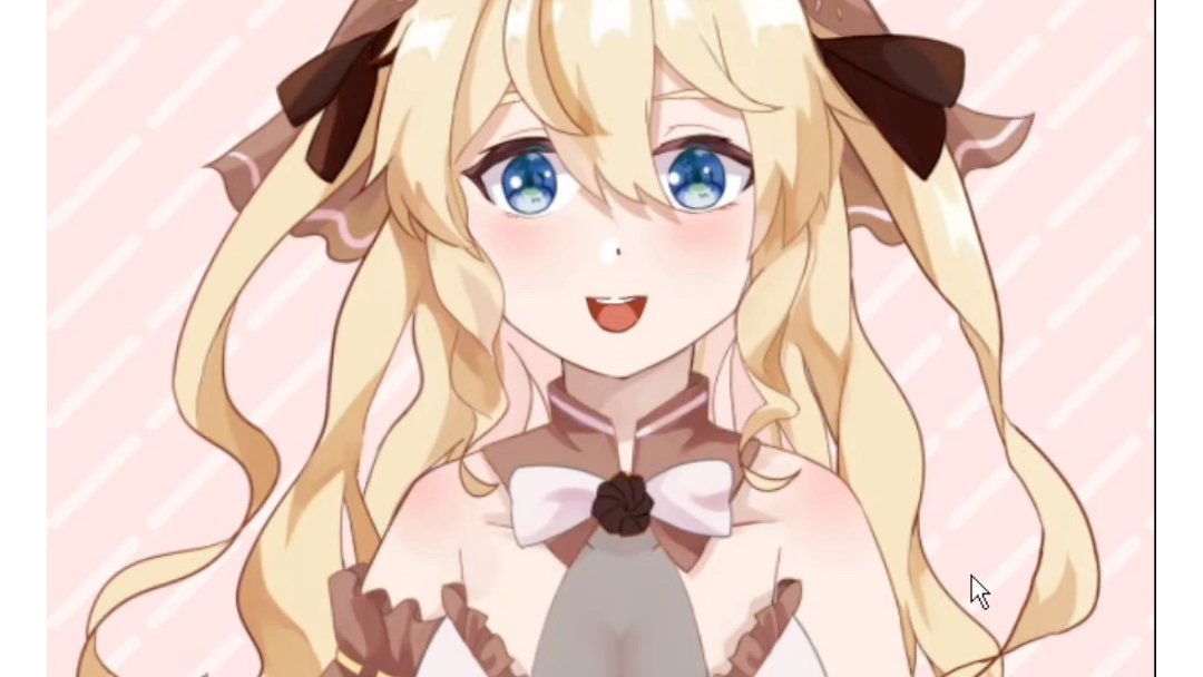 活动作品live2d第一次建模的一次失败的口型测试