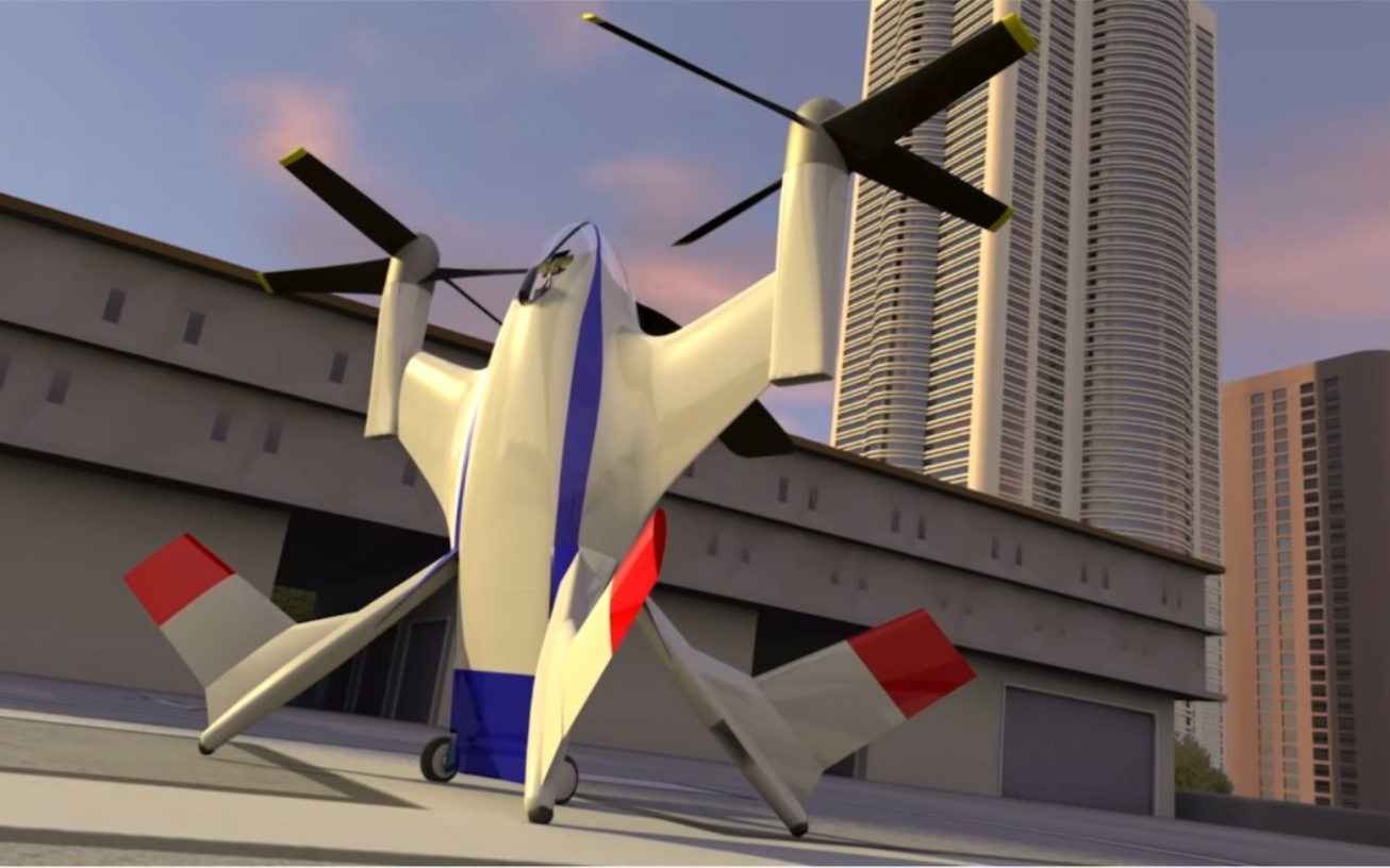 nasa海雀单人电动垂直起降飞行器