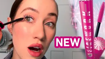 【Allie Glines】Trying the NEW Maybelline MASCARA 😱