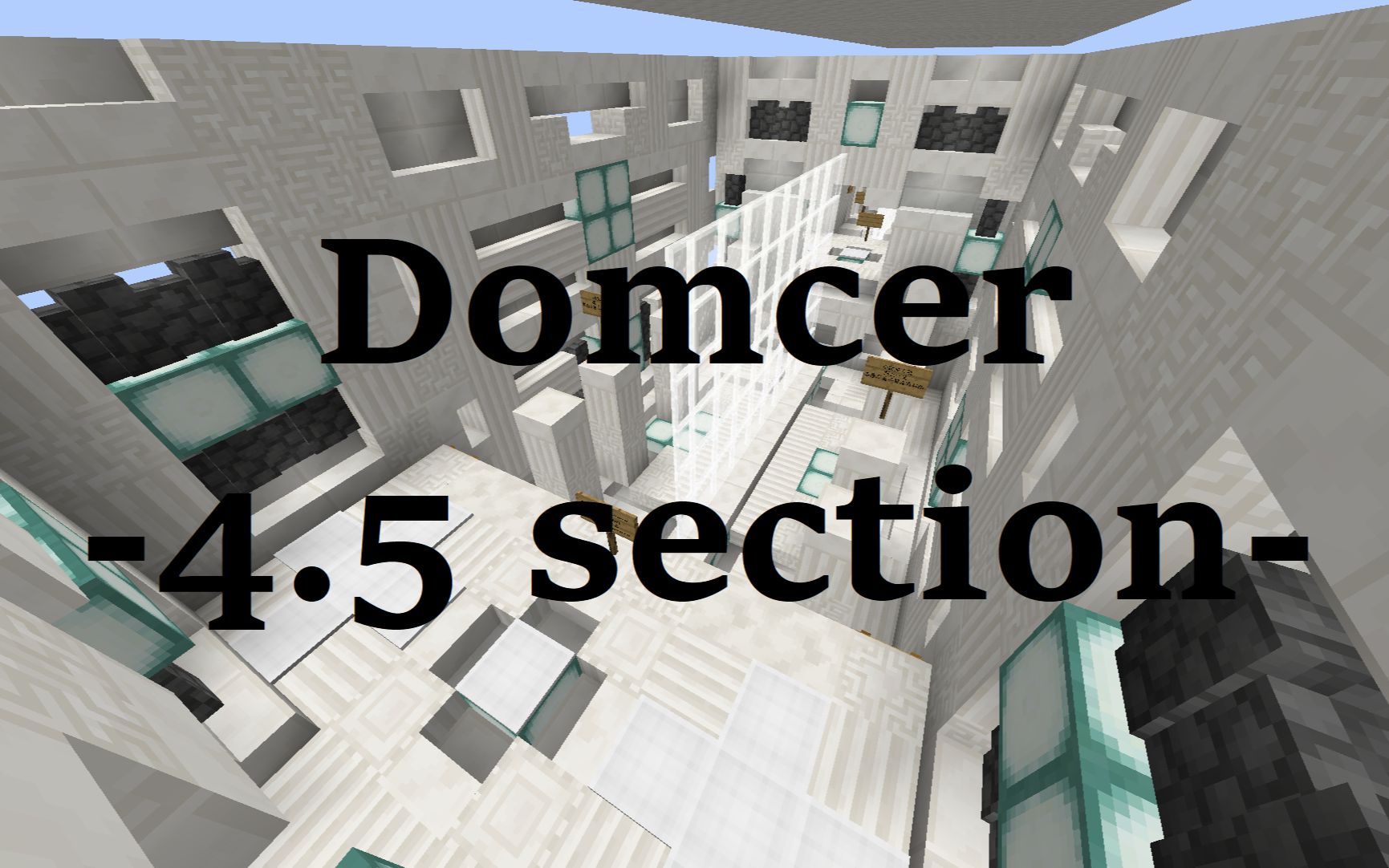 【MC跑酷】DoMCer 4.5section 慢跑哔哩哔哩bilibili