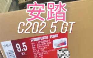 Download Video: 安踏C202 5 GT 开箱初测