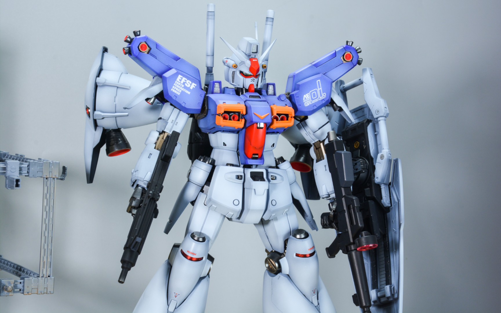 万代pg gp01浅阴影喷涂制作效果展示及配色解析