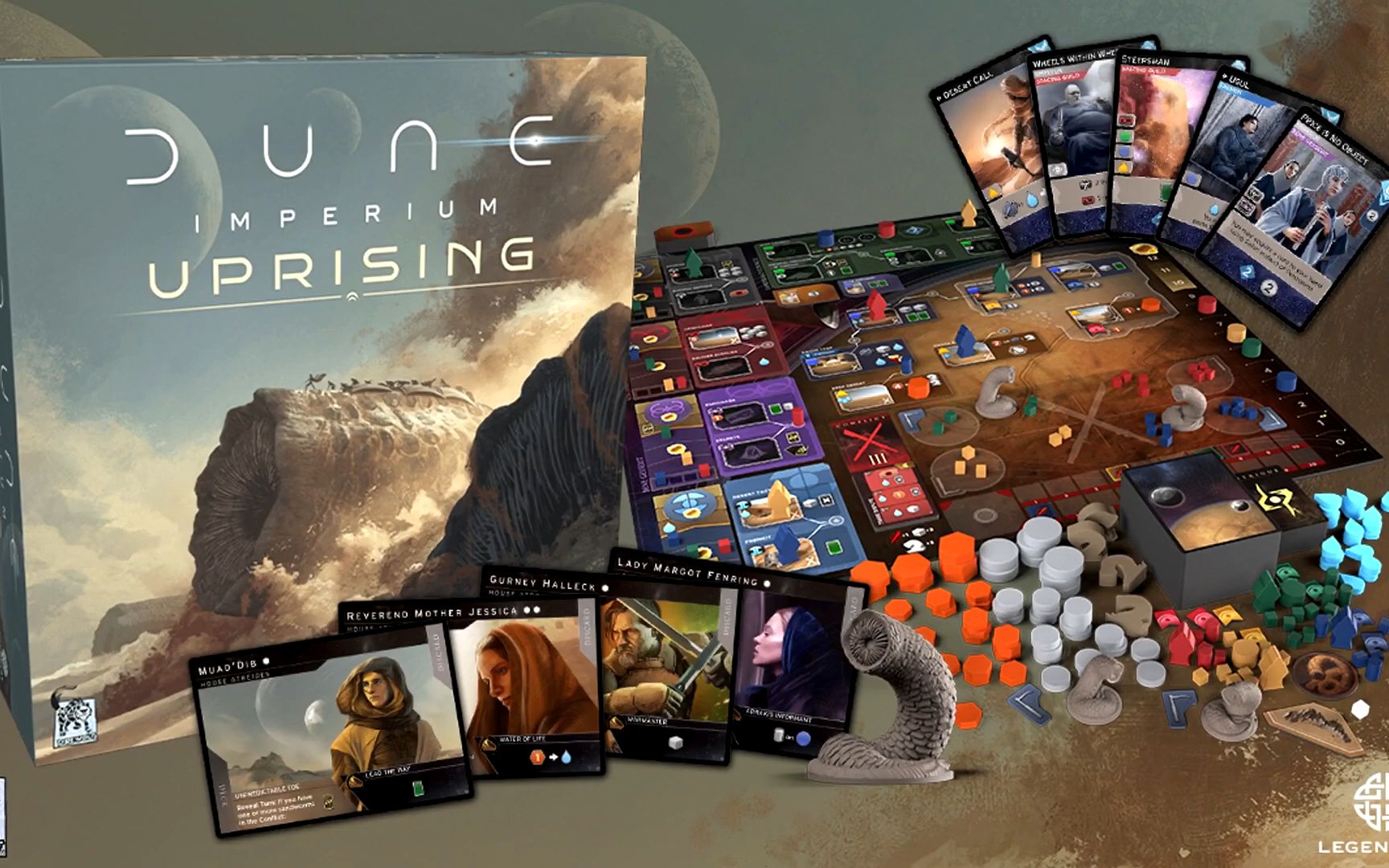 《沙丘帝国:起义》(2023)预售卡揭示 Dune Imperium Uprising PreOrder Cards Revealed哔哩哔哩bilibili