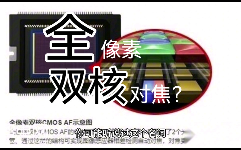 全像素双核对焦,营销噱头还是技术突破?