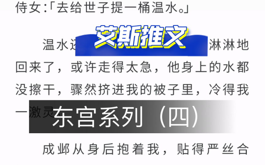 成为东宫童养媳之后4:《河间苑篇》古言/姐弟恋/腹黑/重生/群像/权谋/宫斗/东宫系列哔哩哔哩bilibili