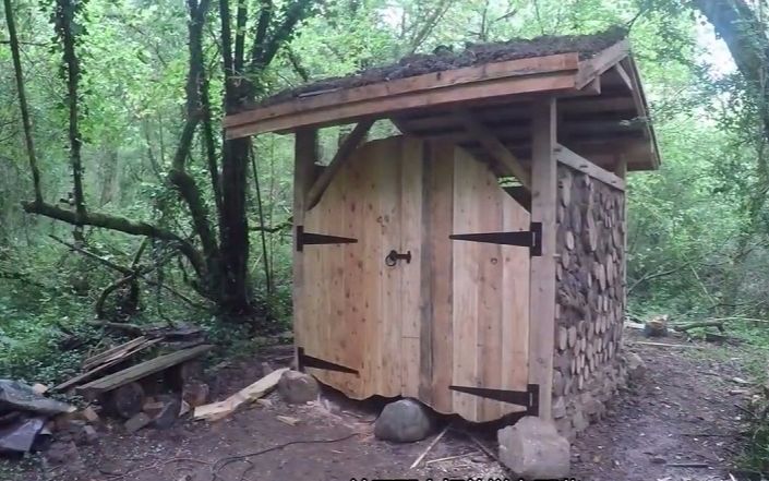 木框架堆肥厕所第四集完成timberframedoffgridcomposttoilepart1you