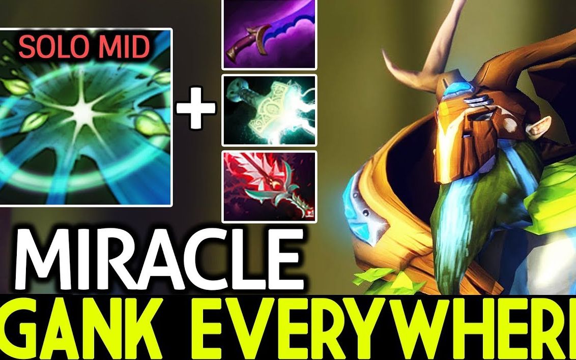 Miracle [先知] sumail中单先知成功版,无限gank流 7.21 Dota2哔哩哔哩bilibili