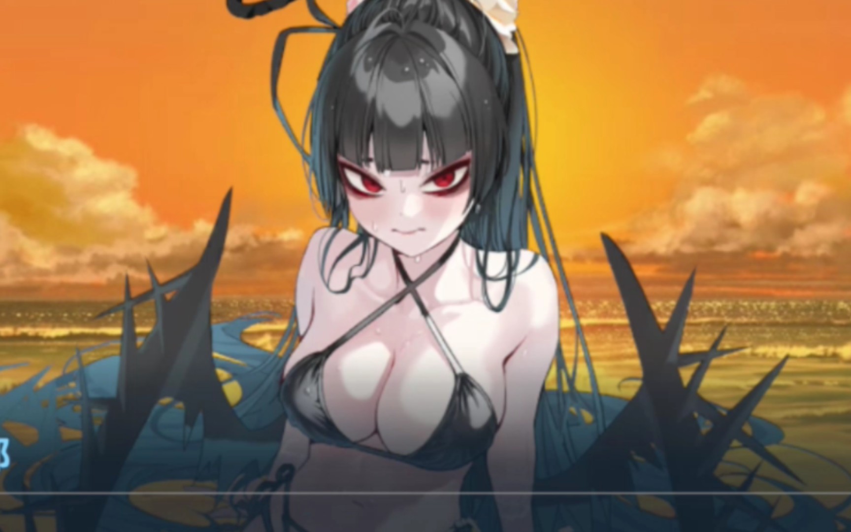 【碧蓝档案】鹤城(泳装)好感剧情"夏日海边的憧憬与感慨"