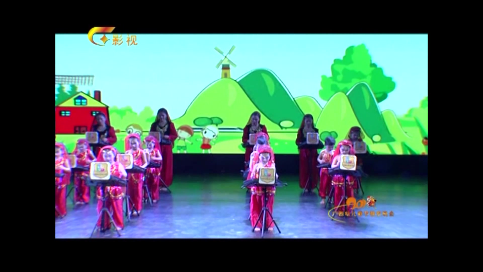 【广西幼儿春节联欢晚会】乐器舞蹈:《祖国祖国多美丽》哔哩哔哩bilibili