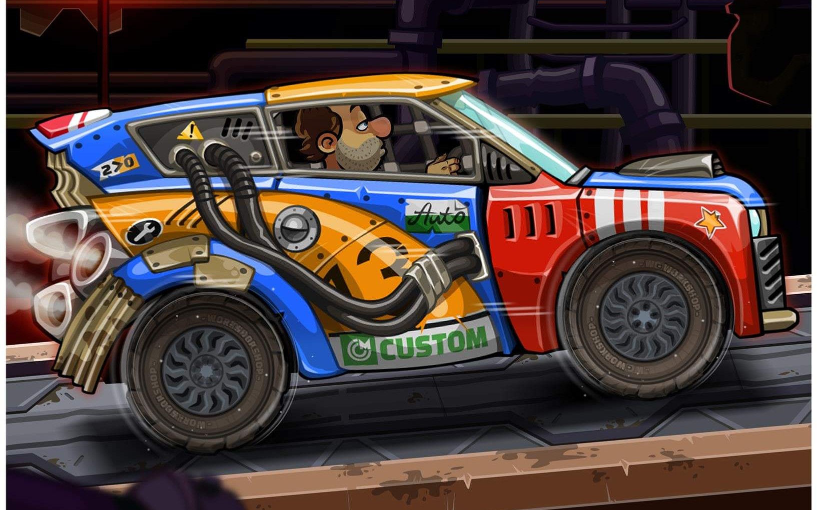 登山赛车2团队赛手心冒汗sweatypalms