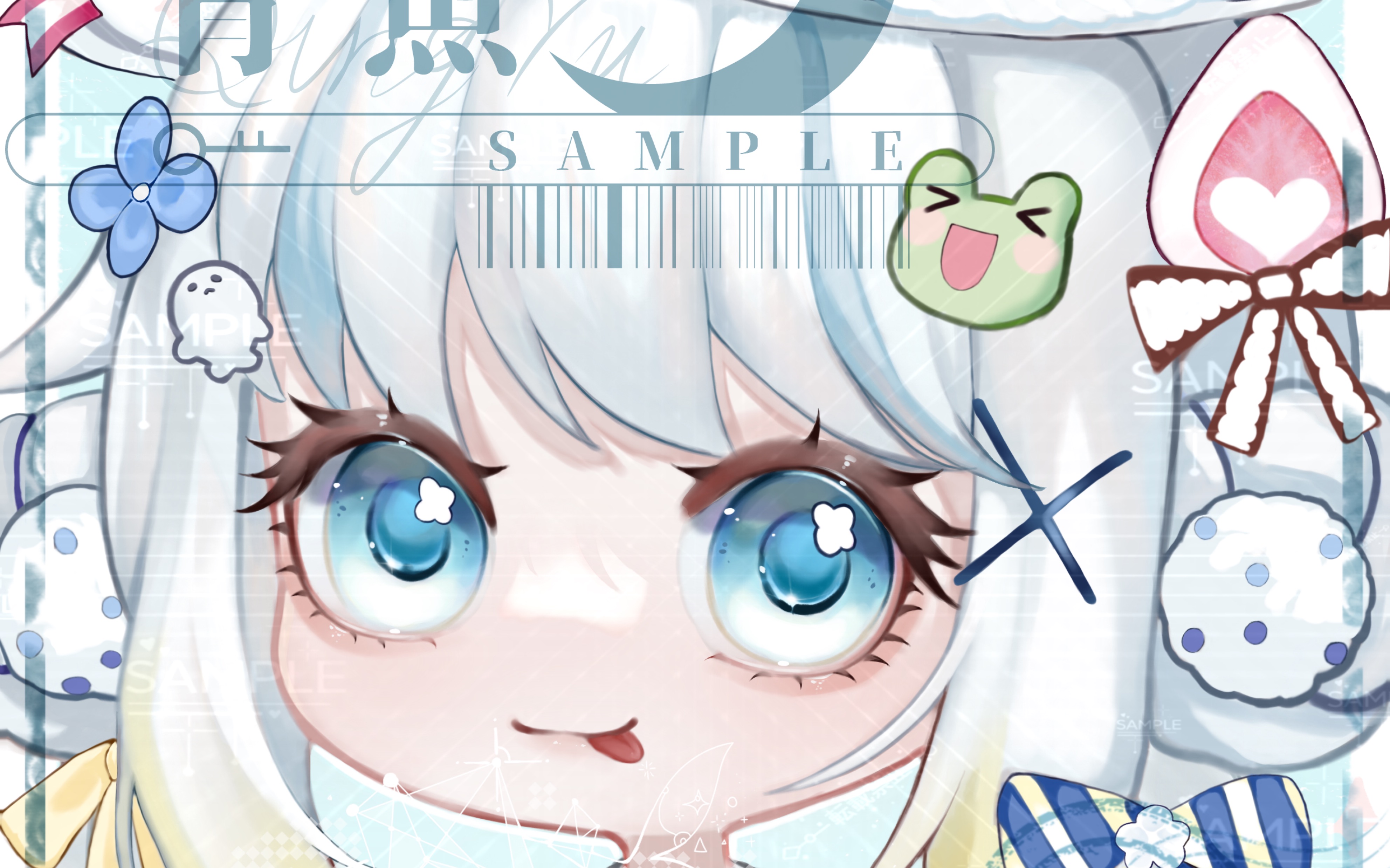 【绘画过程】4分钟教你画一个会眨眼的漂亮妹妹