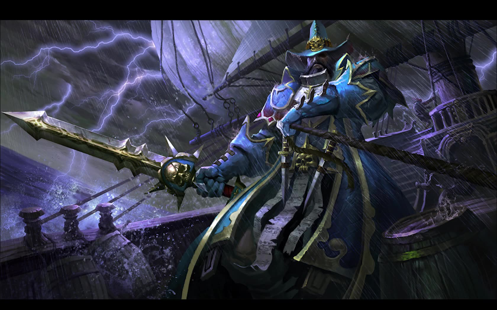 【dota2】海军上将-昆卡 中文配音 【无整合无字幕】_哔哩哔哩_bili