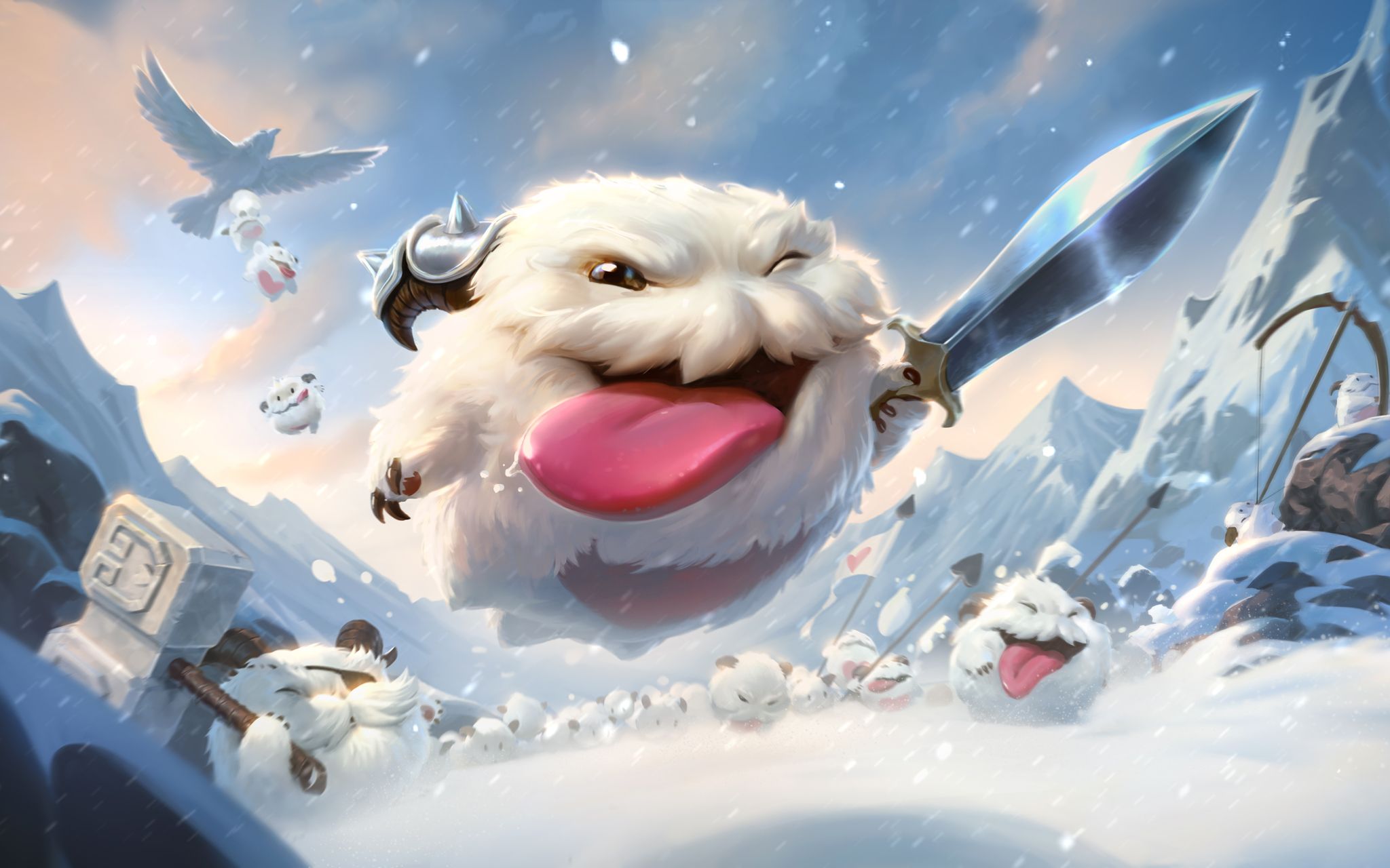 lol弗雷尔卓德元素简单图片拼接