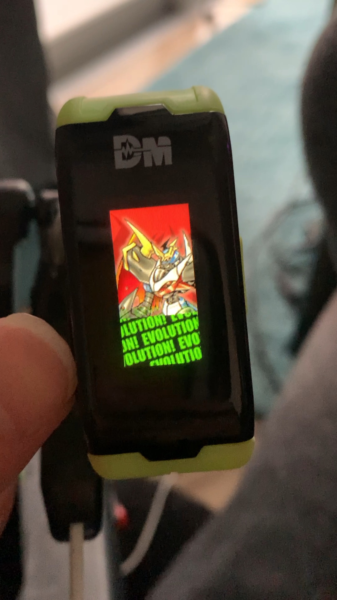 数码宝贝生命手环进化帝王龙甲兽战斗形