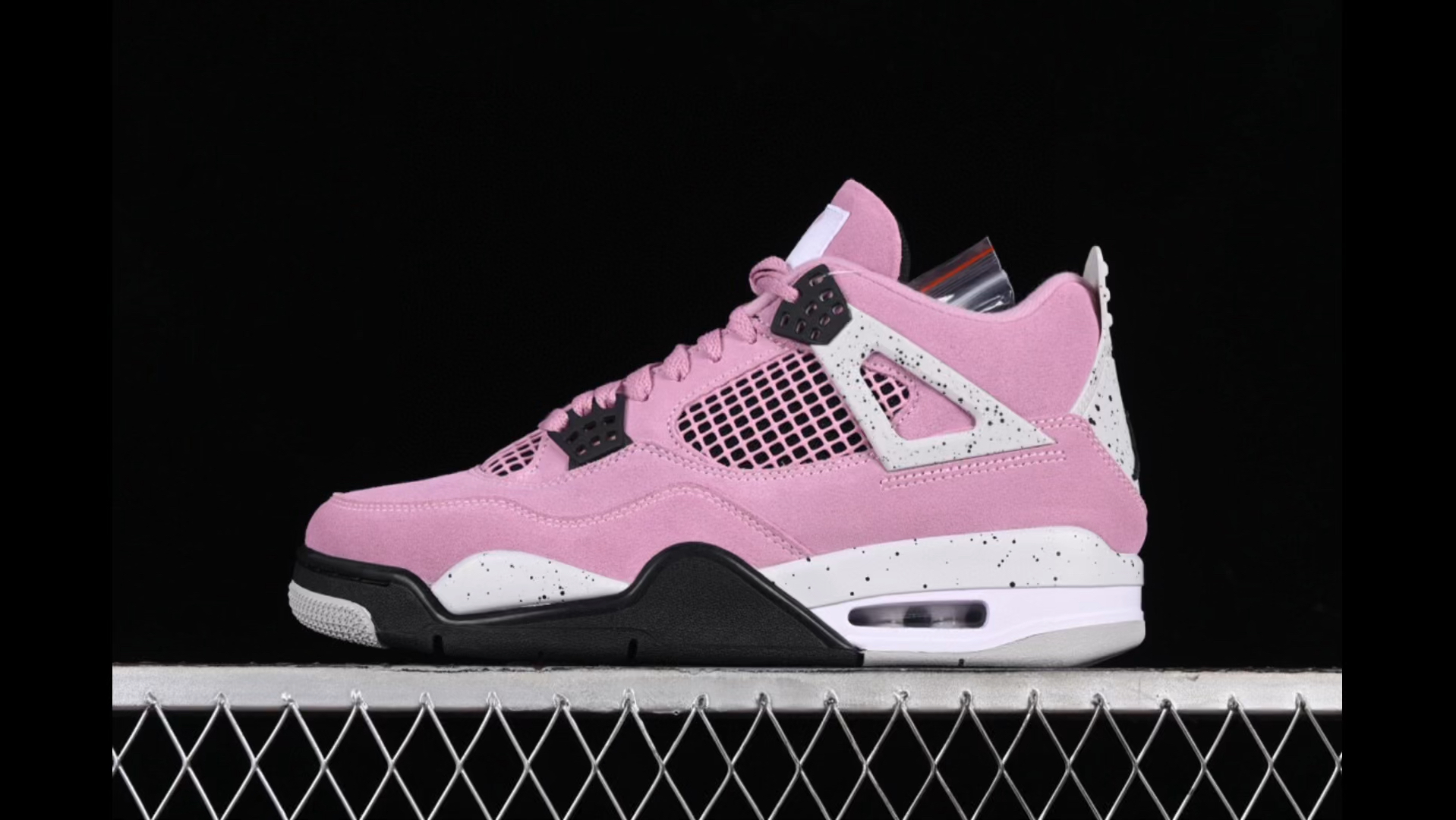 乔丹 air jordan 4 retro orchid aj4 淡粉水泥灰泼墨篮球鞋aq9129