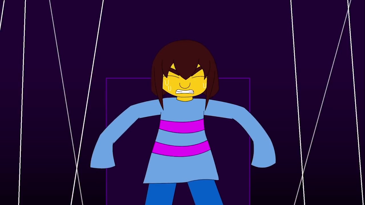 【ut同人动画】frisk vs muffet