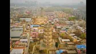 Скачать видео: 涿州双塔，中古石仿木构的经典国保