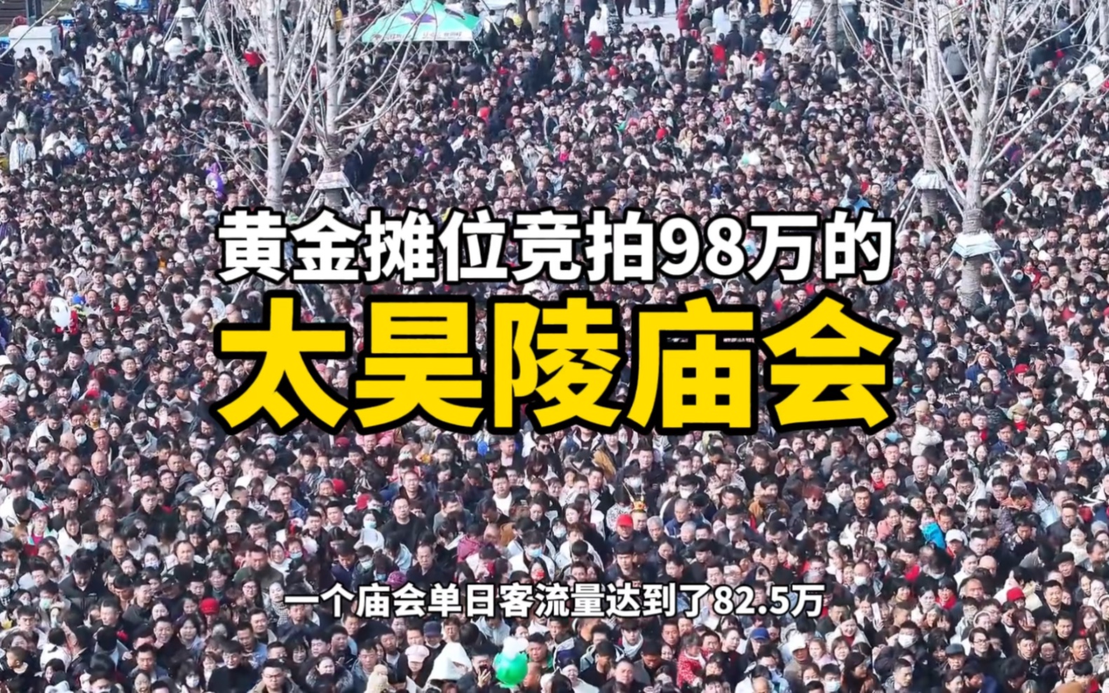 一个庙会单日客流量达到80多万,11平米黄金摊位竞拍98万,这就是我国规模最大最古老的民间庙会太昊陵庙会.哔哩哔哩bilibili