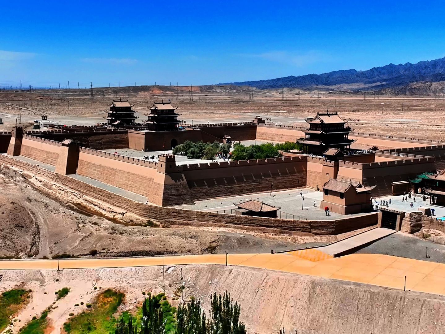 长城风光 嘉峪关明长城