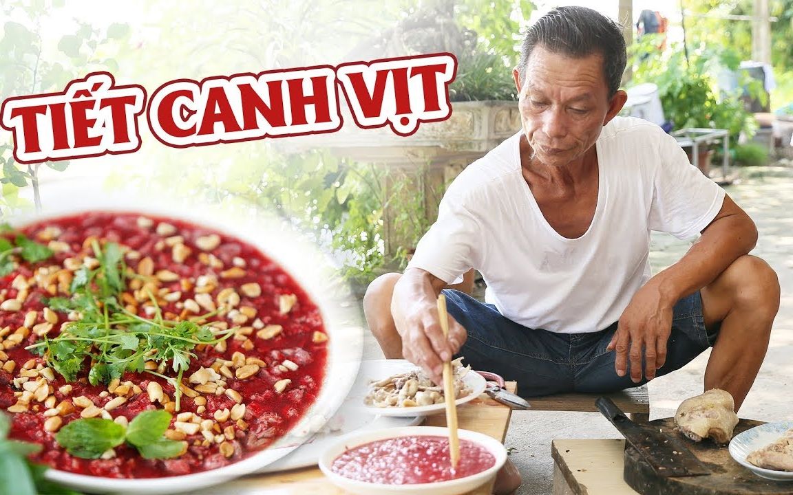 [图]Món Tiết Canh Vịt Đơn Giản Mà Ngon Miệng Raw Duck’s Blood Soup