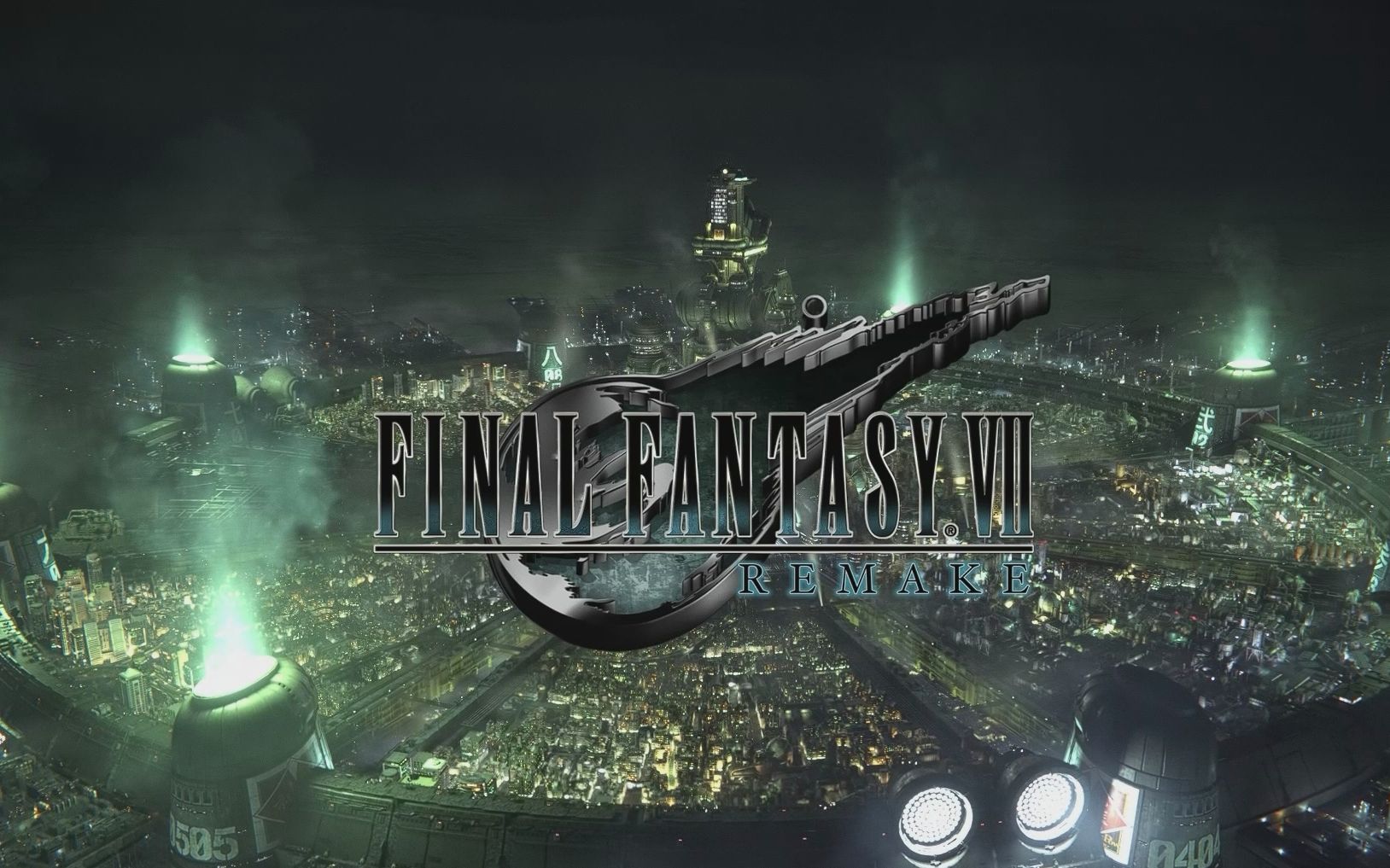 【最终幻想vii remake】开场动画鸟瞰米德加(remake)