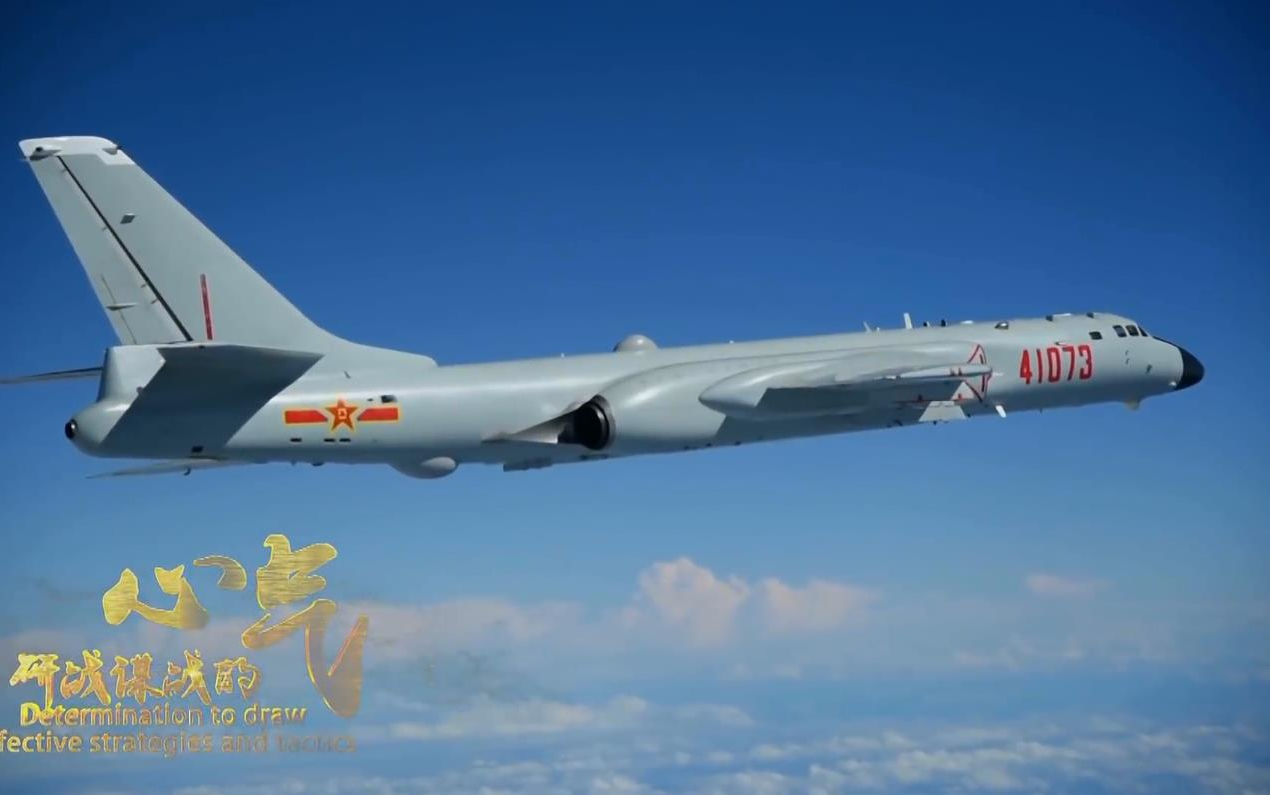 【中国空军】轰-6k轰炸机宣传片 — "战神展翅"(2018)