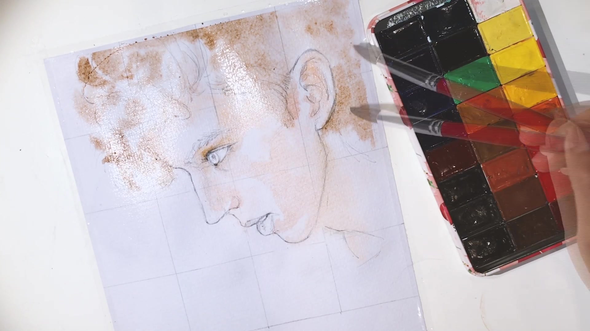 troye sivan colorpainting tutorial_哔哩哔哩 (゜-゜)つロ 干杯