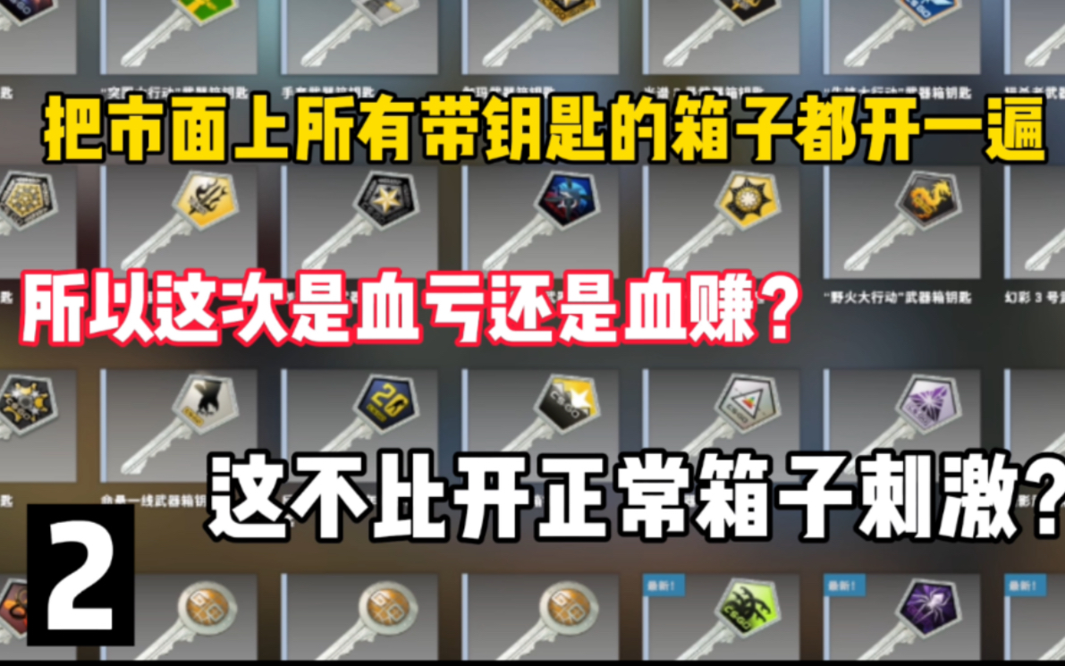 【CSGO开箱】36个不同的武器箱开一遍会发生什么?!