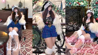 Vlogmas｜华尔道夫的圣诞肉肉辣妹拿捏你没？☆微胖日系穿搭｜上海圣诞出行