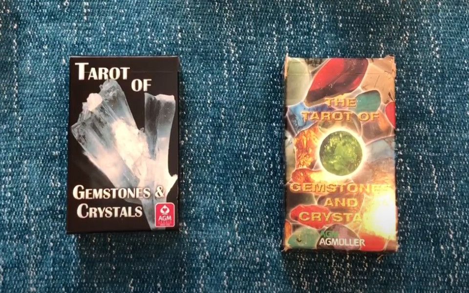 [图]Tarot of Gemstones and Crystals两个版本比较