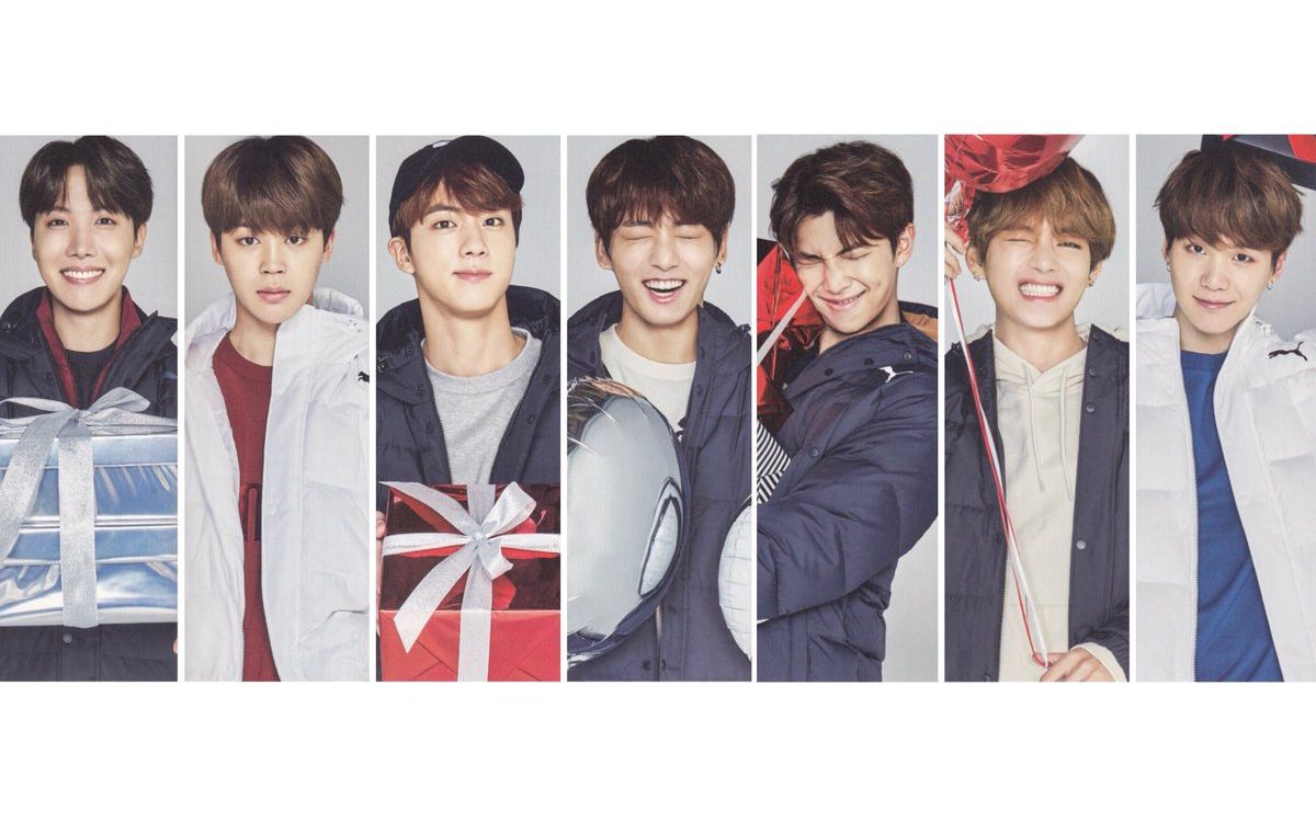 防弹少年团btsxpuma广告合集收藏向