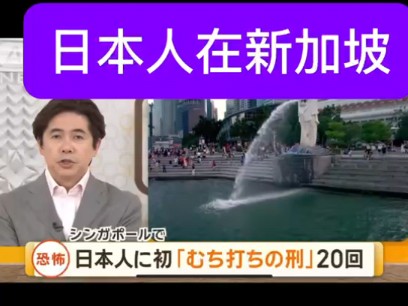 日本人在新加坡获鞭刑20下,日本网民炸开了锅哔哩哔哩bilibili