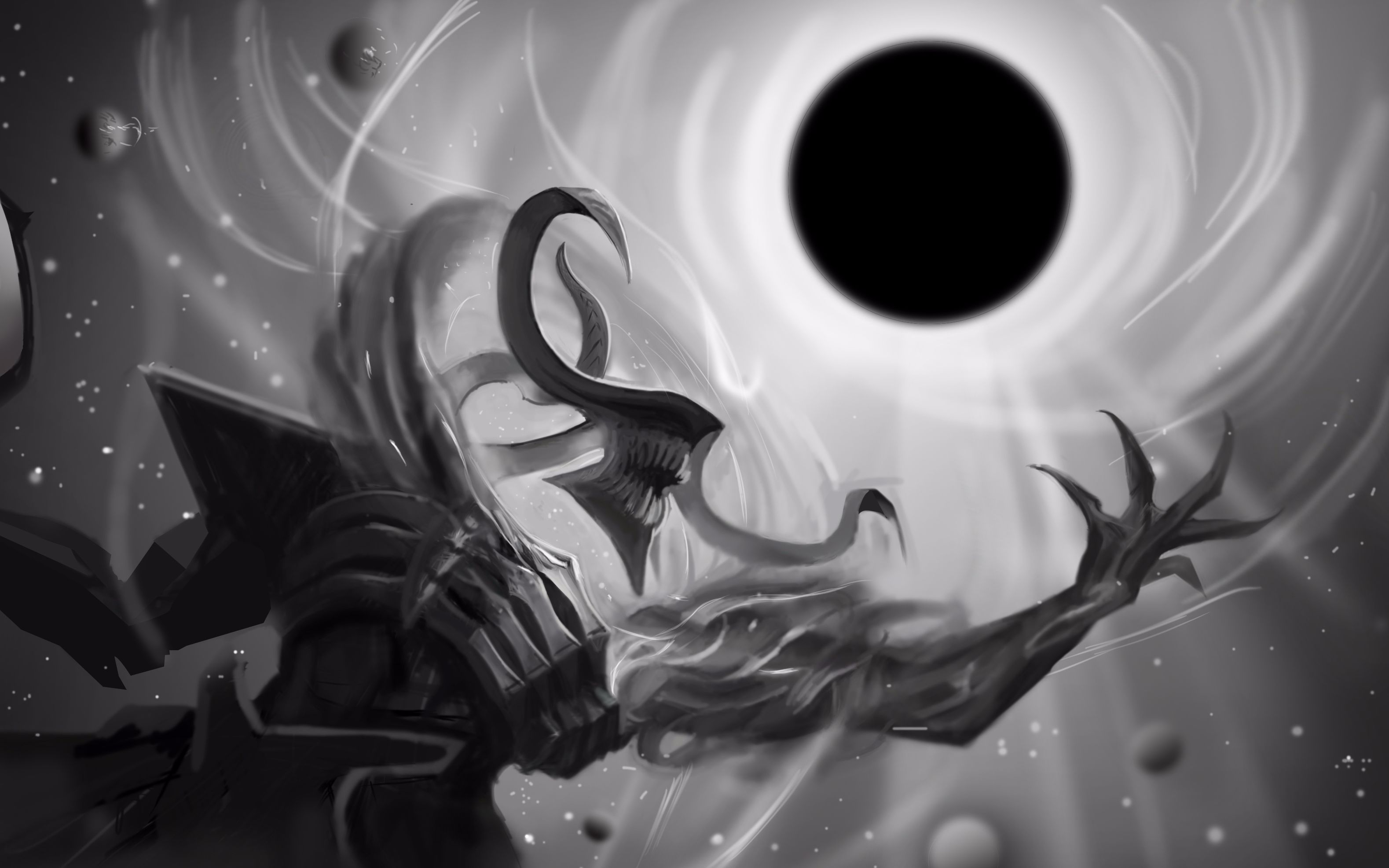 死兆星 锤石 板绘_哔哩哔哩_bilibili