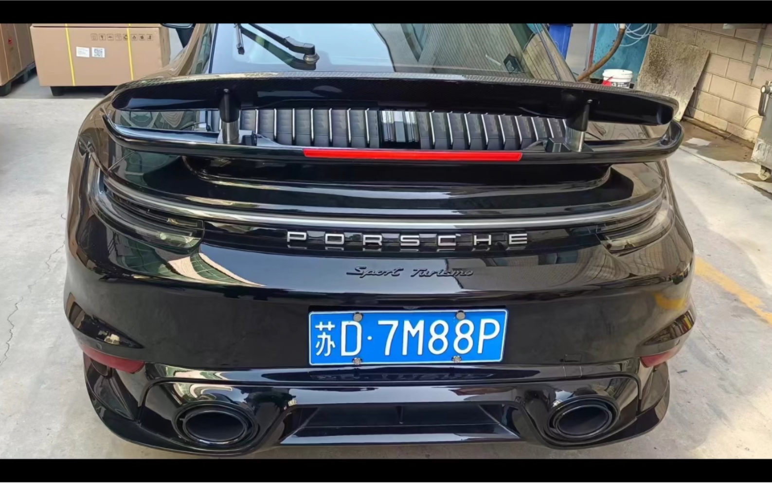 保时捷911尾翼 二代升级优化 升降更完美