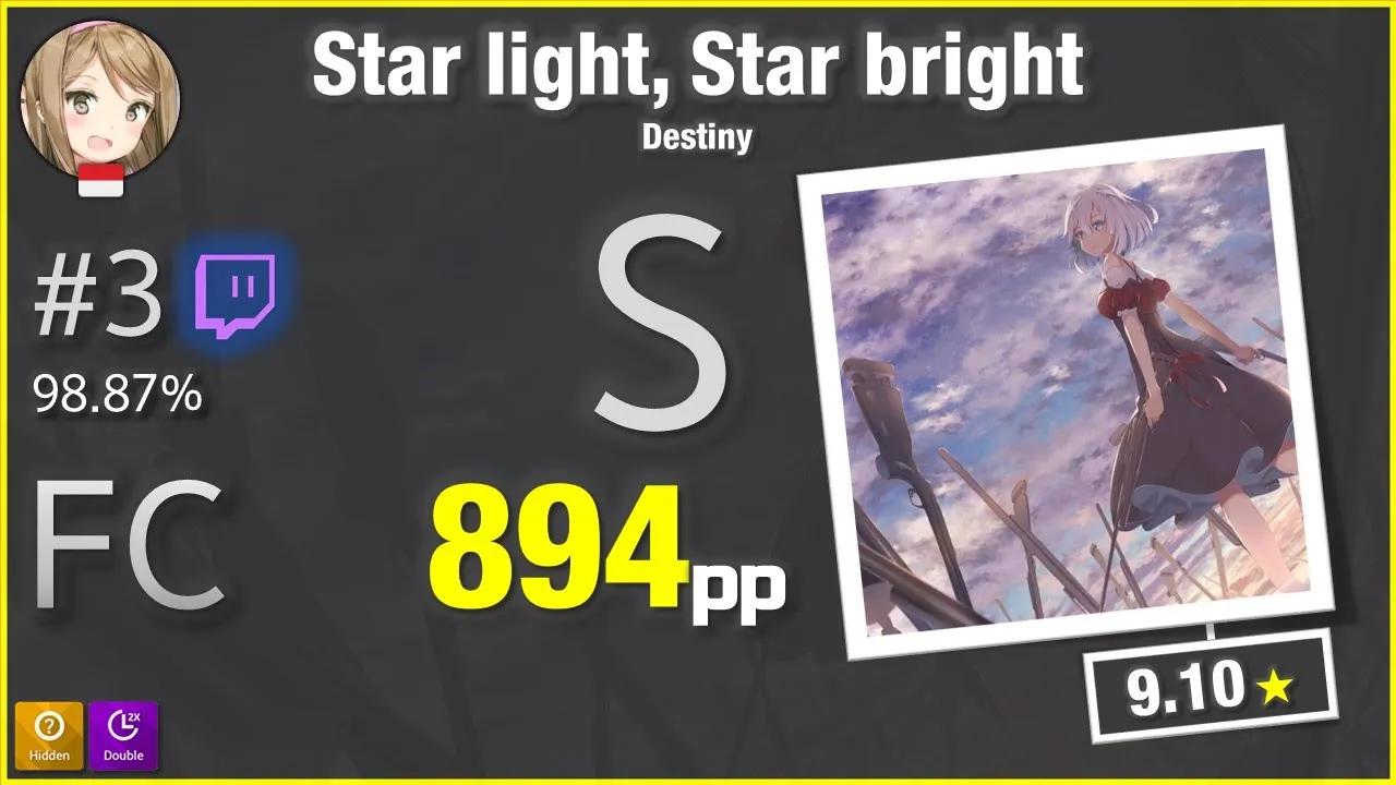 [图][Live] Lifeline | nano - Star light Star bright (TV Size) [Destiny] 98.87% | HDD