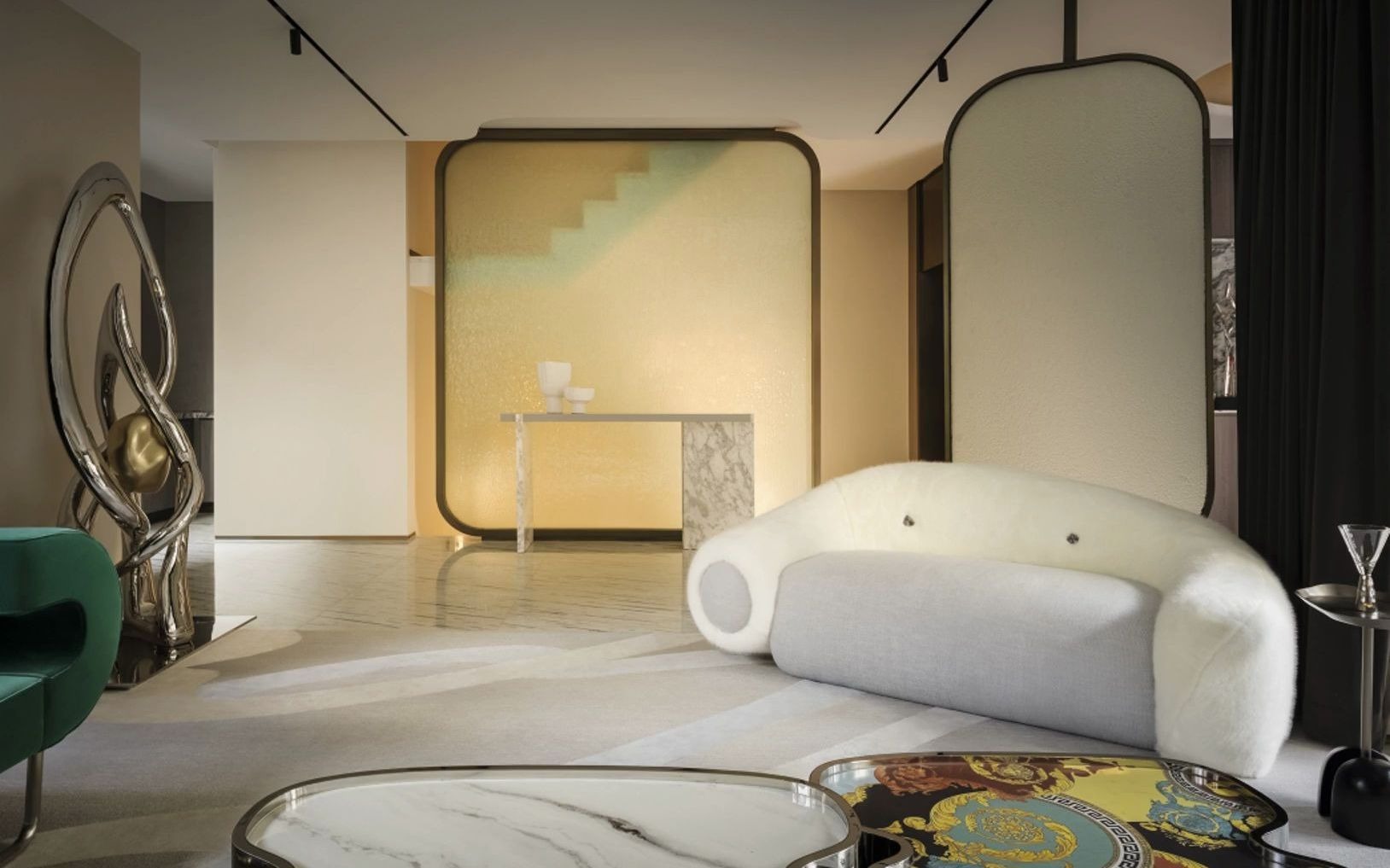 邱德光作品风格 #样板间案例 480㎡五层院墅样板间丨邱德光 #知末网