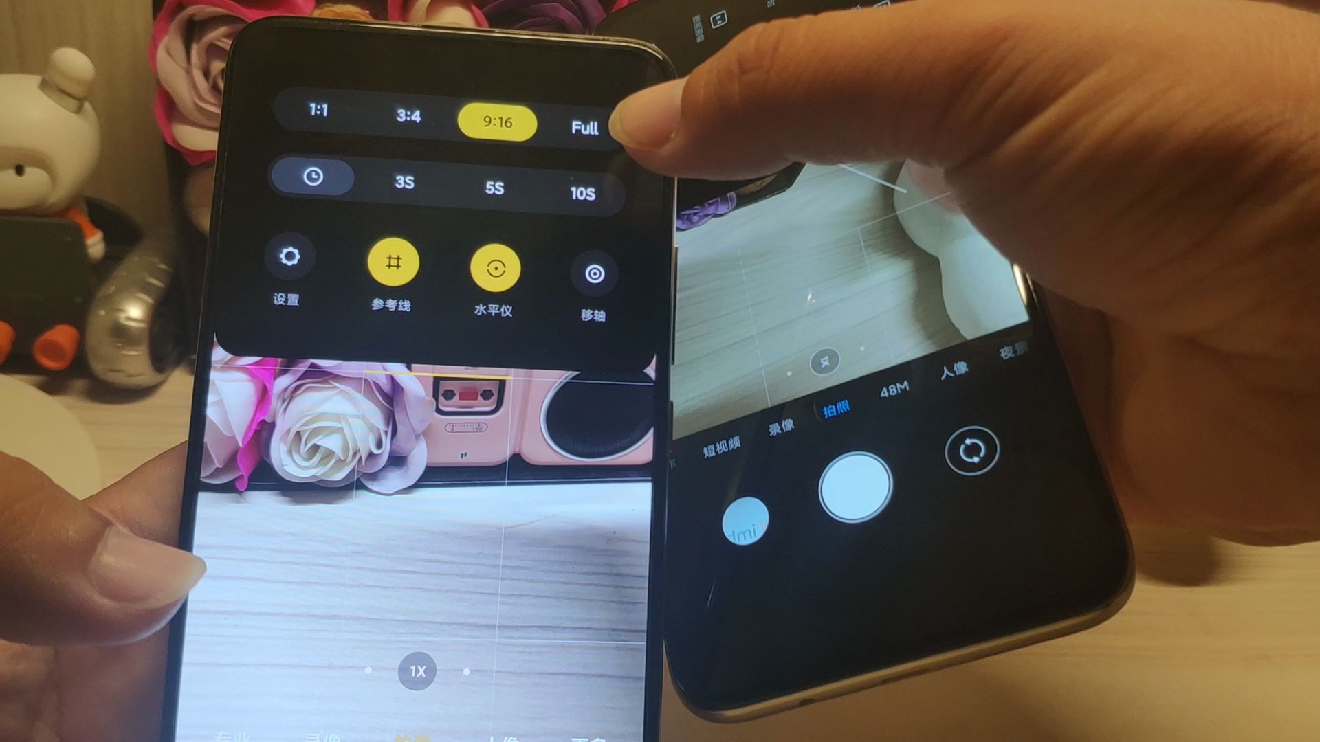 活动  2款红米手机放在一起,小米miui12的相机界面,一看就很高端!