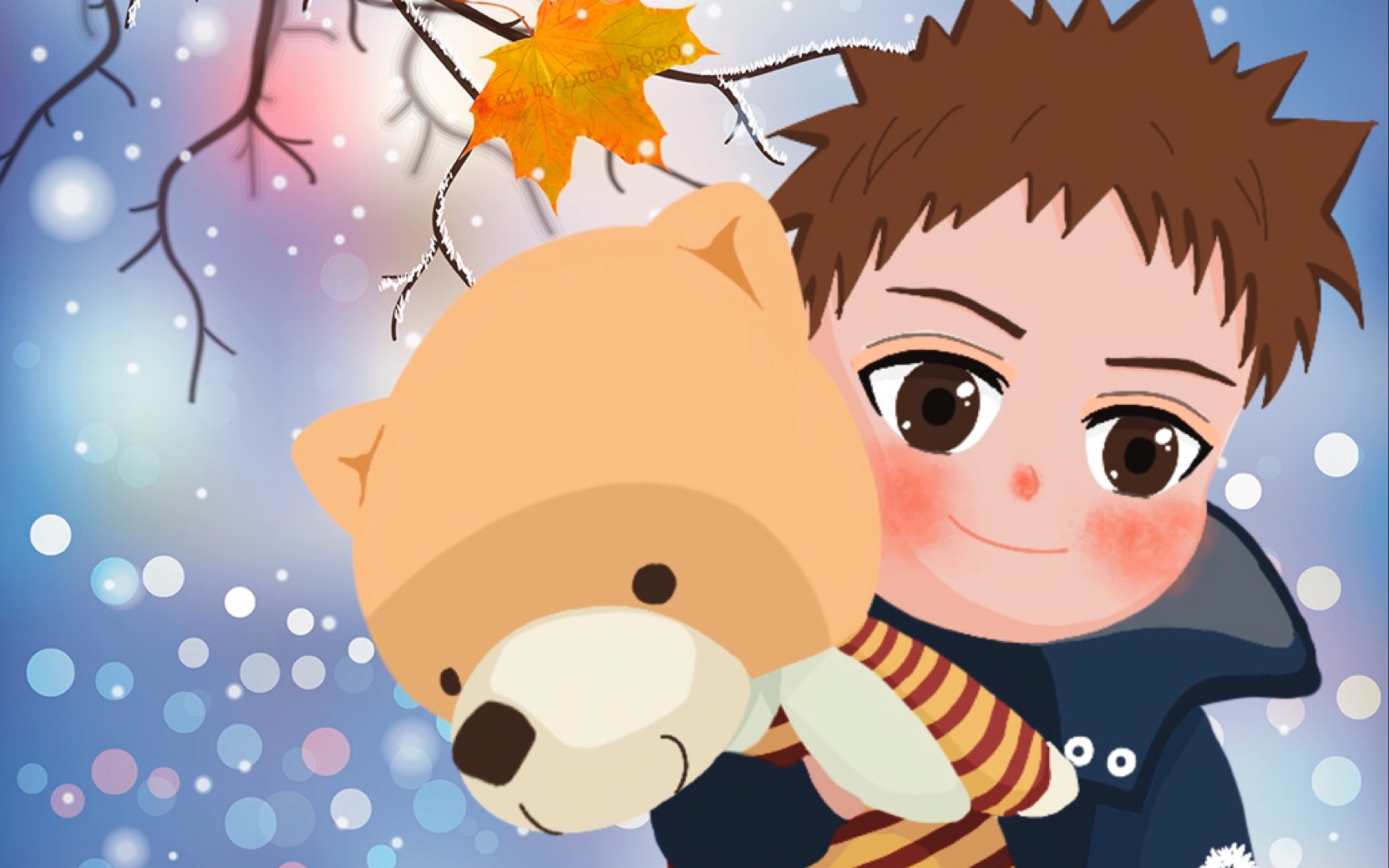 procreate q版 坚持练习 龙凤双胞胎