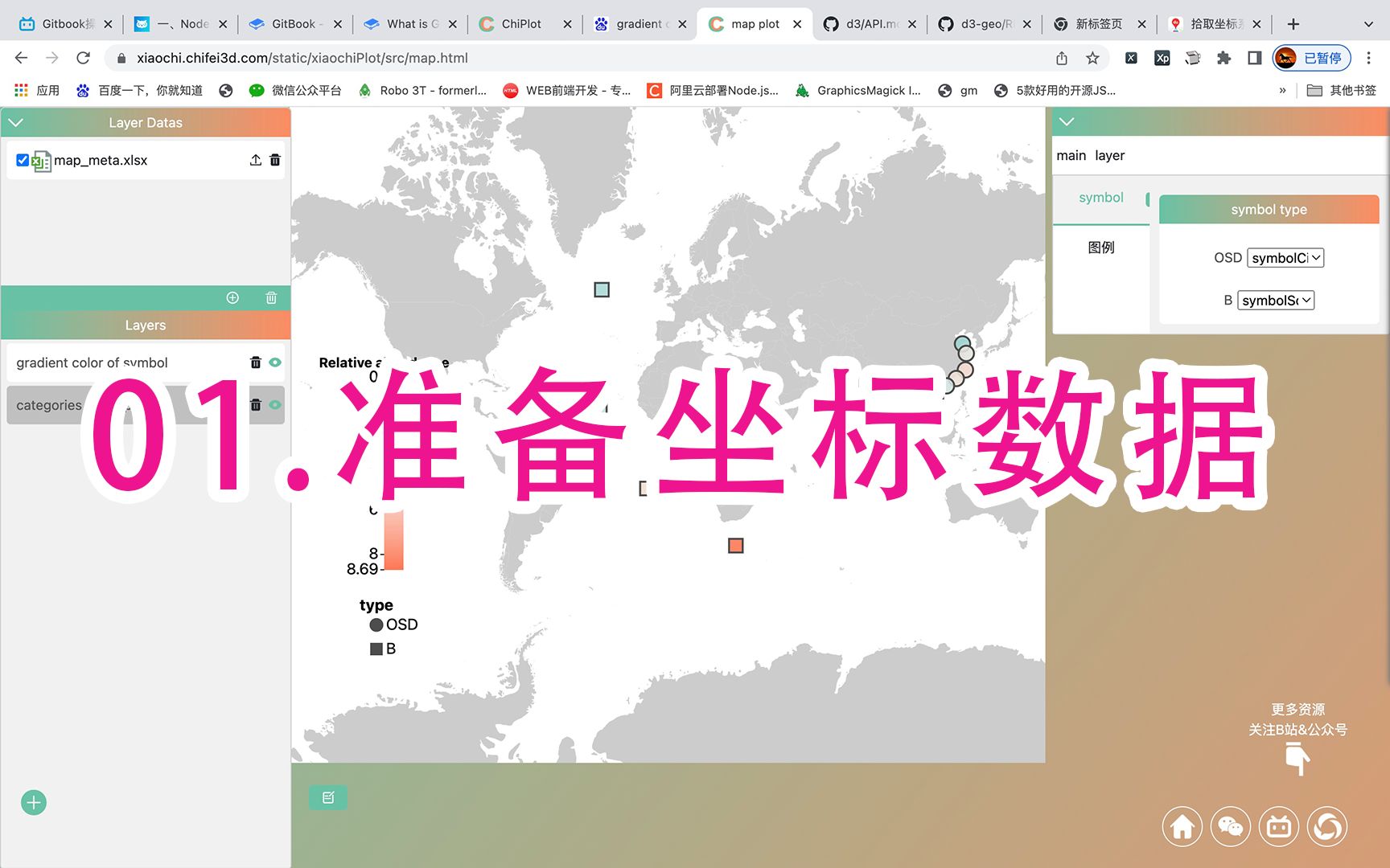 【ChiPlot】地图数据可视化——01.坐标数据的准备和基础样式的调整