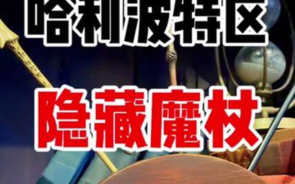 北京环球影城居然有这样的魔杖你知道吗?哔哩哔哩bilibili