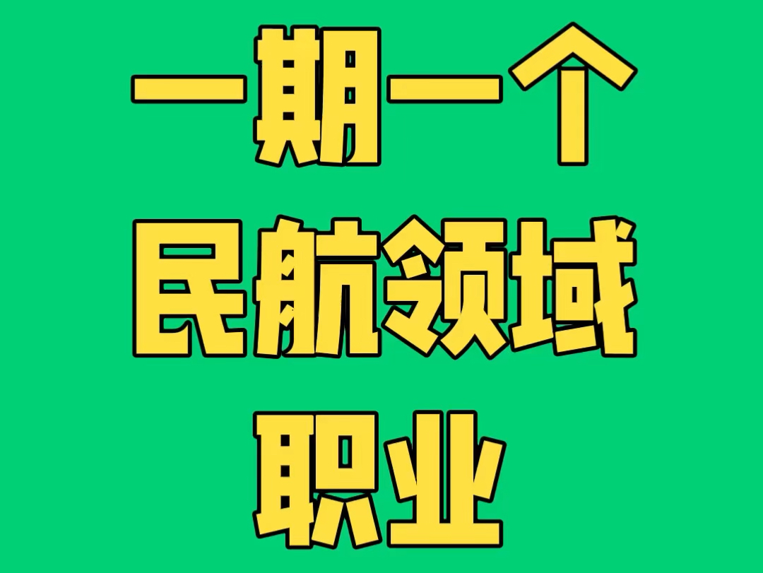 1期1个|民航领域职业【第1期】旅途中,你常见到飞行员、乘务员,但是否听过飞行签派员?这期我们来聊聊介这个民航界里的重要“幕后英雄”.哔哩哔...