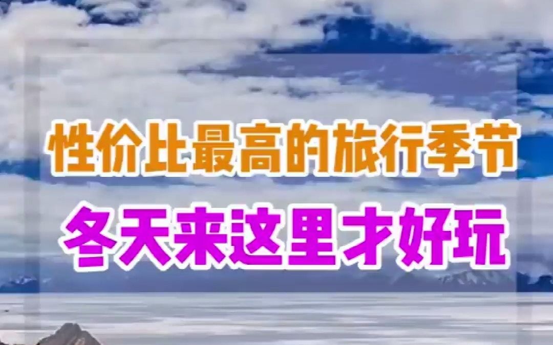 冬天旅游你去对了吗?哔哩哔哩bilibili