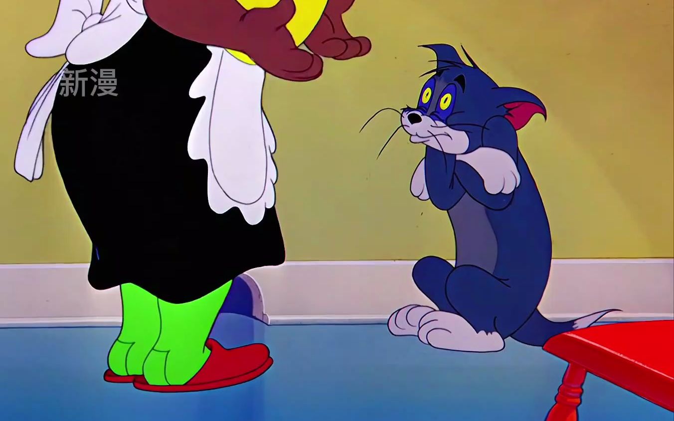 创作灵感 猫和老鼠 二次元 搞笑 怀旧动画 刚通宵完的汤姆被强制上班