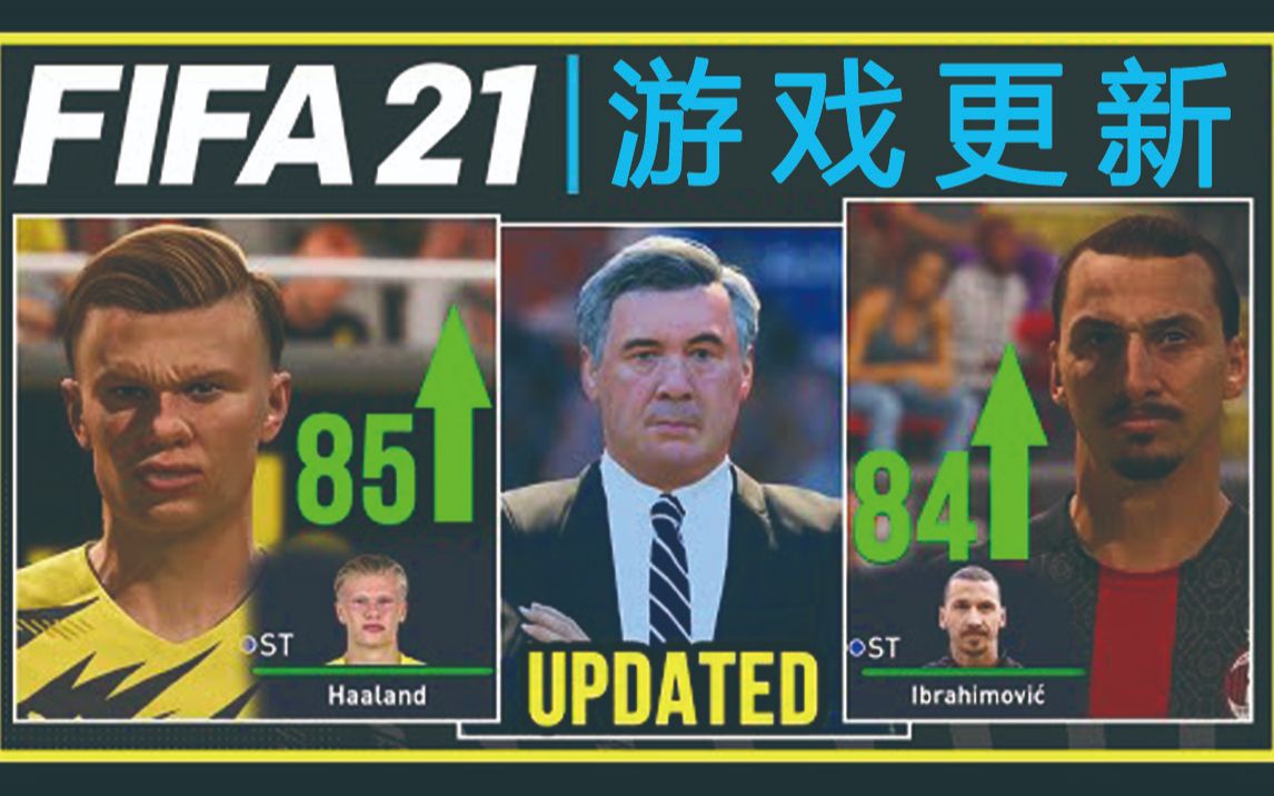 FIFA21游戏更新:FIFA21最新新闻、球队更新、数值调整等(1130)哔哩哔哩bilibili